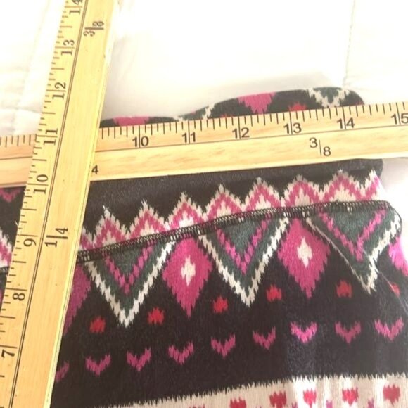 Sleep By Cacique Womens Pajama Pants Size 14/16 Aztec Pattern Cotton - Picture 5 of 6